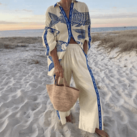 Sunset Harbor Ivey™ Linen Set Warm Weather Style