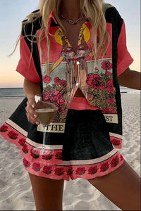 Malaya Boho Linen Casual Set