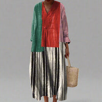 HARPER | ELEGANT GEOMETRIC DRESS