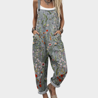 Lightweight Relaxed Print Jumpsuit