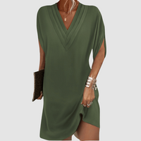 Alysa Half Sleeve Elegant Midi Dress