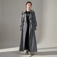 Uma | Oversized Long Trench Coat