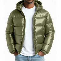 Ethan | Men's Warm & Waterproof Hooded Puffer Jacket