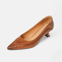 Effortless Edit Amara Leather Heels Fit