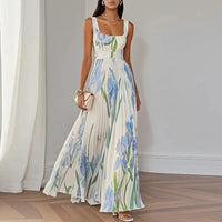 Sunset Coast Oriah™ | Floral A-Line Maxi Dress Holiday Wear