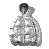 Fiona | Cozy Metallic Puffer Jacket for Women