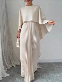 Batwing Sleeve Midi Dress