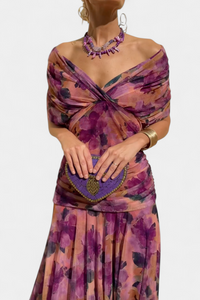 Blossom Ruched Dress