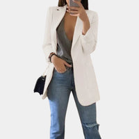 Zara | Elegant Longline Slim-Fit Blazer for Women