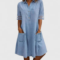 Figure Flattering Denim Dress