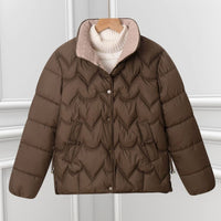 Yelena | Women’s Quilted Jacket with Arched Quilting
