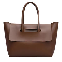 Minimal Flap Tote Bag