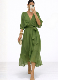 The Monica Chiffon Dress New