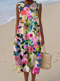 Ava™ Floral Midi Dress New