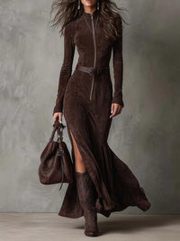 Jess Suede Dress with