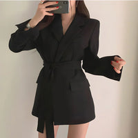 Chloe | Elegant Blazer Dress with Belt