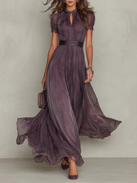 Ave Elegant Flowy chiffon Dress