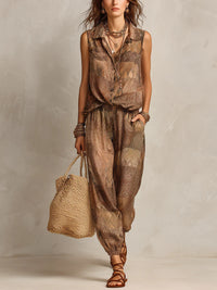 Eve Summer Printed Jumpsuit