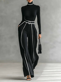 Vera | Elegante set met contrastdetail