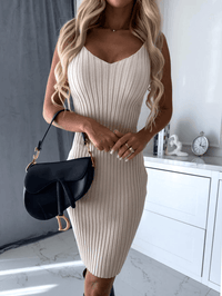 Olivia | Women's Knit Sleeveless Dress & Sweater Set