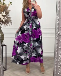 Floren - Elegant Floral Dress