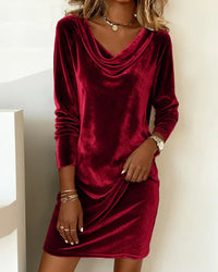 Amelia™ | Loose Velvet Dress