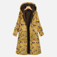 Cynthia | Elegant Long Hooded Womens Coat