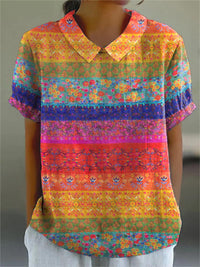 Maya Soft Striped Cotton Shirt