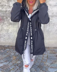 Penelope | Casual Hooded Coat with Adjustable Waist