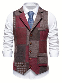 Heritage Patchwork Tweed Waistcoat