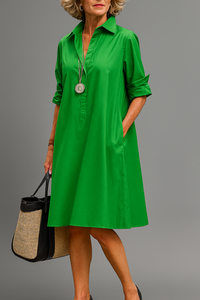 Riley™ | Sophisticated Midi Dress Miami