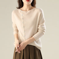 Carol | Soft Button Up Ribbed Knit Cardigan