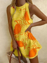 Adalee™ Linen Mini Dress Beach