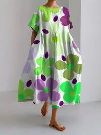 Floral Summer Maxi Dress - Multicolor 2