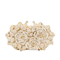 Crystal Rose Evening Clutch