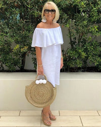 Glenda - Off-Shoulder Dress