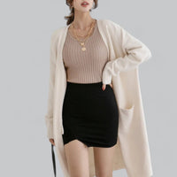 Clara | Oversized Longline Knit Cardigan for Women