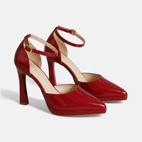 Minimal Luxe Evette Leather Heels Outfit