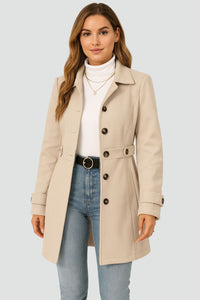 Elena | Women's Double-Breasted Belted Trench Coat