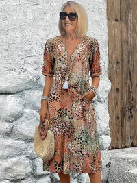 Maya™ Vibrant Midi Dress New