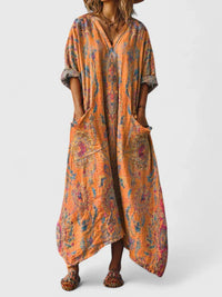 Elegant Seraphina Tapestry Maxi Dress