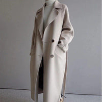 Alexandra | Women's Long Double-Breasted Coat