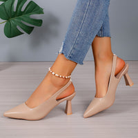Polished Casual Sophia | Elegant Slingback Heels Staple
