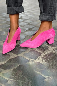 Classic Block Heel Pumps