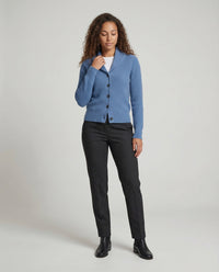 Xiomara | Women's Knit Cardigan with Lapel Collar