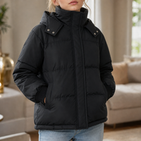 Veluna | Padded Puffer Jacket with High Collar