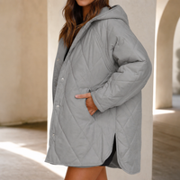 Willow | Oversized Quilted Puffer Coat with Hood