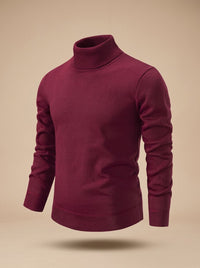 Stefan | Slim-Fit Turtleneck Sweater with Ribbed Cuffs