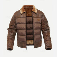 Andreas | Quilted Winter Jacket with Faux-Fur Collar