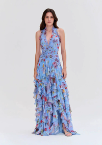 Timeless Boho Style Vintage Romantic Floral Occasion Dress